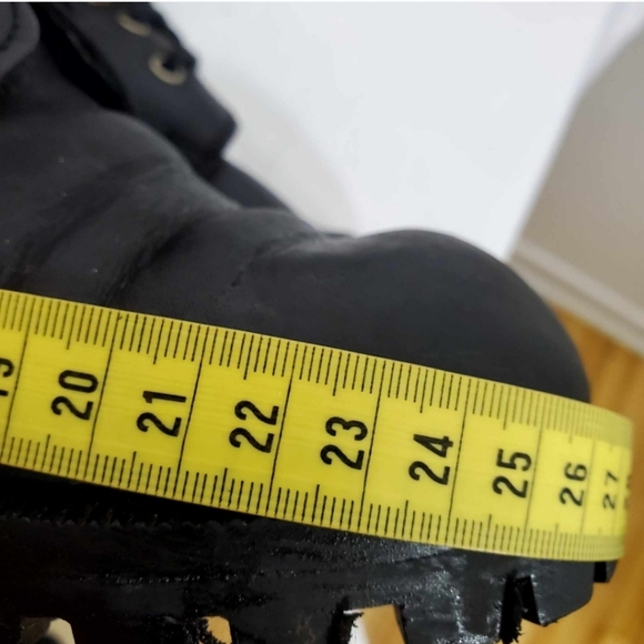 Vintage 90s Lace Up Punk Y2K Combat Boots - Picture 11 of 13